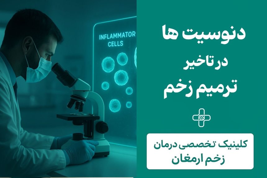 اثر دنوسیت‌ها در تأخیر ترمیم زخم دیابتی